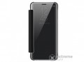 GIGAPACK Smart View Cover álló bőr tok Samsung Galaxy S9 (SM-G960) készülékhez, fekete
