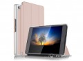 GIGAPACK Trifold álló bőr tablet tok Asus ZenPad 3 (8,0") készülékhez, rózsaszín
