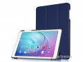 GIGAPACK Trifold álló bőr tablet tok Huawei Mediapad T2 (10") Pro készülékhez, sötétkék