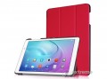 GIGAPACK Trifold álló bőr tablet tok Huawei Mediapad T2 (10") Pro készülékhez, piros