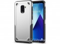 GIGAPACK Defender műanyag tok Samsung Galaxy A8 (2018) SM-A530F készülékhez, ezüst/szürke