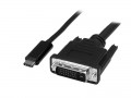 StarTech USB 3.1 Type-C to DVI apa/apa adapter - 2 m (CDP2DVIMM2MB)