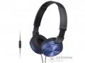 Sony MDRZX310APL.CE7 fejhallgató headset Android/iPhone okostelefonokhoz, kék