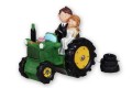 Traktoros esküvői tortadísz