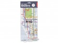 KIKKERLAND hűtőmágnes, New York metró térkép