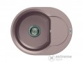 ELLECI Easy ROUND 600 G43 Tortora gránit mosogatótálca