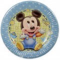 Mickey Disney baby papírtányér 8 db-os 19,5cm