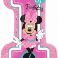 Minnie Disney első születésnap fólia lufi 71cm