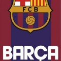 FCB Barcelona FC Barcelona törölköző fürdőlepedő Barca logo