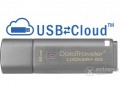 Kingston DataTraveler Locker+ G3 8GB USB 3.0 fémházas pendrive, ezüst (DTLPG3/8GB)