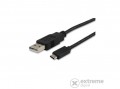 EQUIP USB-C/USB-A 2.0 apa/apa kábel, 1m (12888107)