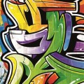 Consalnet Graffiti öntapadós poszter, fotótapéta 1612SKT /91x211 cm/