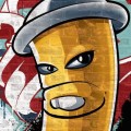 Consalnet Graffiti vlies poszter, fotótapéta 1397VET /91x211 cm/
