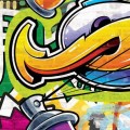 Consalnet Graffiti vlies poszter, fotótapéta 1400VET /91x211 cm/