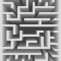 Consalnet 3D labirintus vlies poszter, fotótapéta 2450VE-A /206x275 cm/