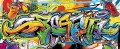 Consalnet Graffiti vlies poszter, fotótapéta 1400VEP /250x104 cm/