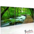 ArtGeist sp. z o o. Kép - Forest broadwalk - triptych