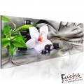 ArtGeist sp. z o o. Kép - Zen composition: bamboo, orchid and stones