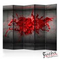 ArtGeist sp. z o o. Paraván - Red Ink Blot II [Room Dividers]