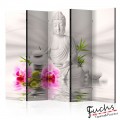 ArtGeist sp. z o o. Paraván - Buddha and Orchids II [Room Dividers]
