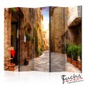ArtGeist sp. z o o. Paraván - Colourful Street in Tuscany II [Room Dividers]
