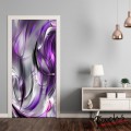 ArtGeist sp. z o o. Fotótapéta ajtóra - Photo wallpaper – Purple abstraction I