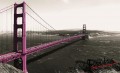 Consalnet Pink Golden Gate Bridge poszter, fotótapéta 1196 több méretben, alapanyagban
