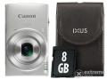 Canon Ixus 190 fényképezőgép Essential kit, ezüst