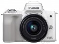 Canon EOS M50 fényképezőgép kit (15-45mm IS STM objektívvel), fehér