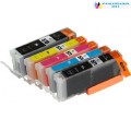 Utángyártott Canon CLI-571 Bk-C-M-Y + PGI-570 [1-1db XL] tintapatron csomag 5 db-os
