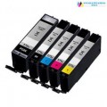 Utángyártott Canon CLI-571Bk XL fekete tintapatron chipes