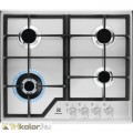 ELECTROLUX KGS6436SX Beépíthető gáz főzőlap|60 cm|WOK égőfej