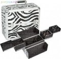 SIBEL NAILS &amp; MORE ZEBRA CASE kozmetikai táska