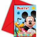 Mickey Disney party meghívó playful 6 db-os