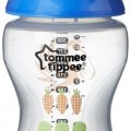 Tommee Tippee Közelebb a természeteshez BPA-mentes cumisüveg 340ml színes sötét kék