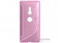 GIGAPACK S-Line telefonvédő gumi/szilikon tok Sony Xperia XZ2 (H8266) készülékhez, rózsaszín