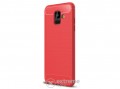 GIGAPACK telefonvédő gumi/szilikon tok Samsung Galaxy A6 (2018) SM-A600F készülékhez, piros