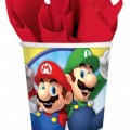Super Mario papír pohár 8 db-os 250ml
