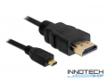 HDMI – micro HDMI adat kábel ( 1,5 m akció kamera sportkamera adatkábel)