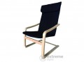 UNICSPOT Relax fotel, fekete, 99x76x59 cm