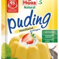 Haas Natural puding, 40 g - vaníliás