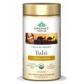 Organic India Tulsi Lemon Ginger szálas tea fémdobozban, 100 g