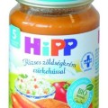 Hipp bébiétel, rizses zöldségkrém csirkehússal 190 g