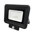 Optonica SMD2 LED REFLEKTOR / mozgásérzékelős / 50W / Fekete / Hideg fehér / FL5862