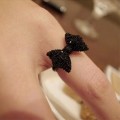 Fekete masnis gyűrű
