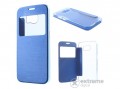 GIGAPACK S-View Cover műanyag tok Samsung Galaxy S6 (SM-G920) készülékhez, kék