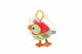 LORELLI Toys zenélő plüss játék - piros madár