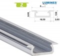 LED Alumínium Profil Beépíthető [B] Natúr 1 méter