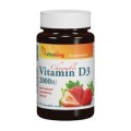 Vitaking D3-vitamin 2000NE epres ízű rágótabletta - 210 db