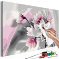 ArtGeist sp. z o o. Kifestő - Magnolia (Grey Background)